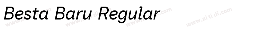 Besta Baru Regular字体转换